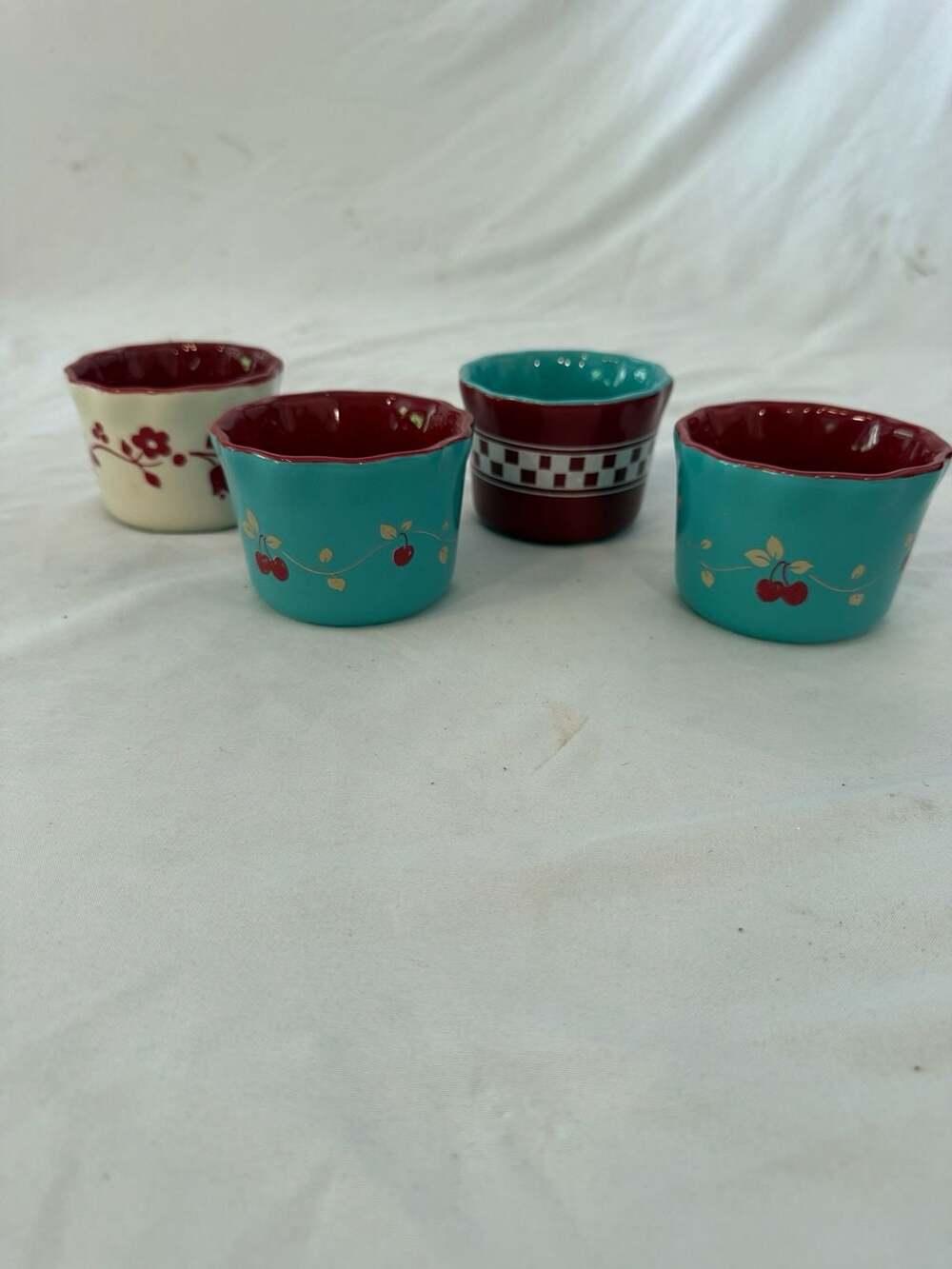 General Store By Gibson Custard Cup Ramekin Mini Bowl 4-Piece